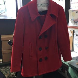 Red USN ladies wool coat